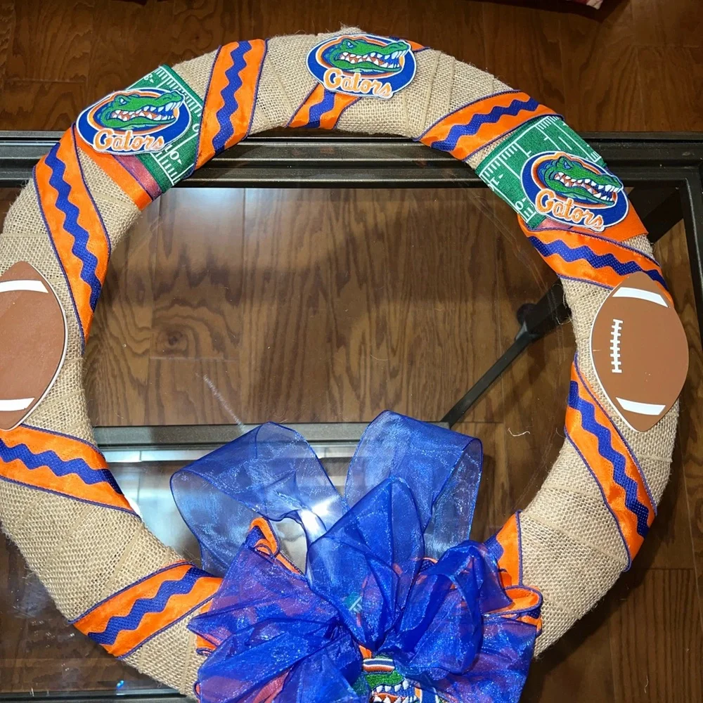 University of Florida handmade wreath